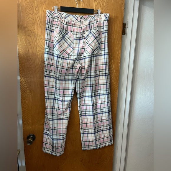 Favorite Daughter Plaid Pants in Pink, Blue, and White 34 - Picture 15 of 16